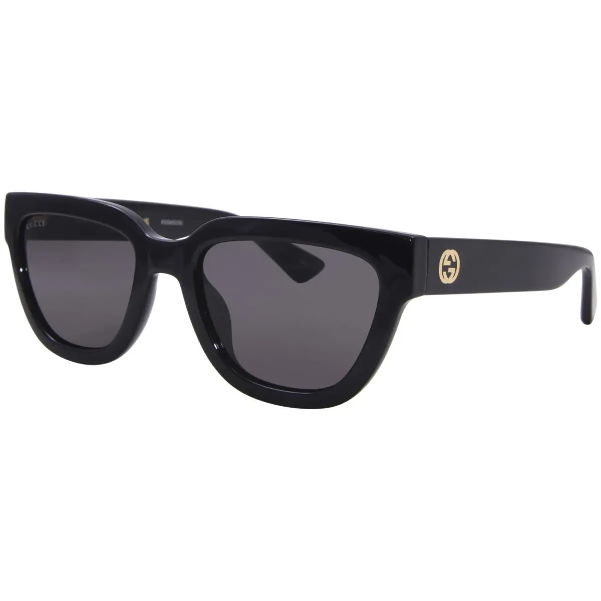 Gucci GG1578S 001 Sunglasses Women`s Black/grey Square Shape 54mm