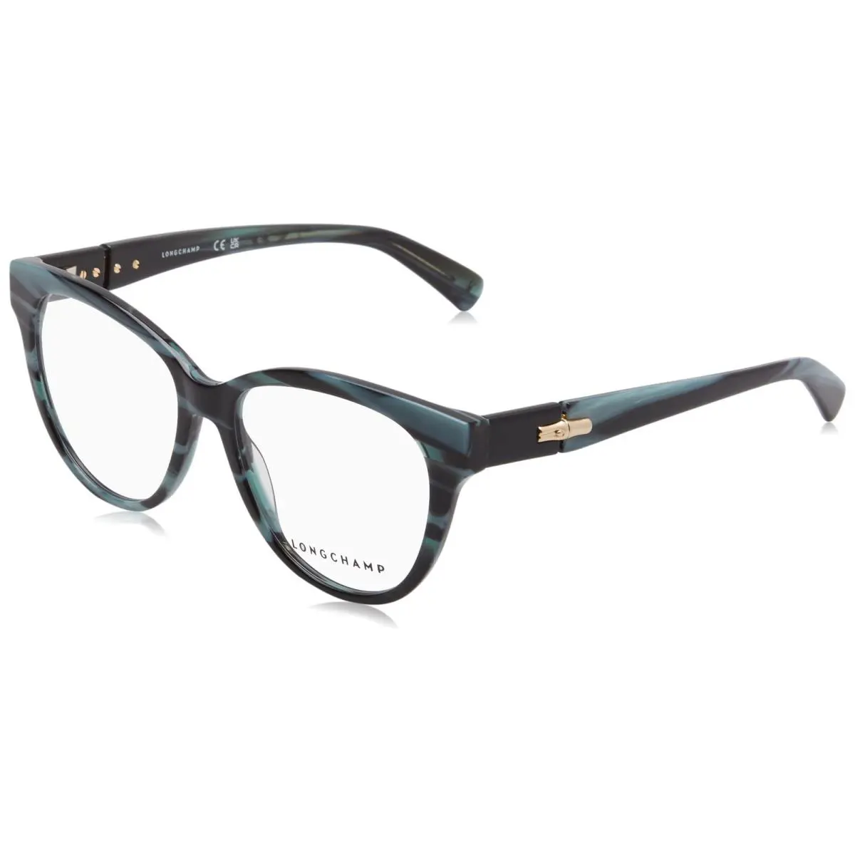 Longchamp LO-2698 426 Petrol Horn Eyeglasses 53/16/140 - Frame: Petrol Horn
