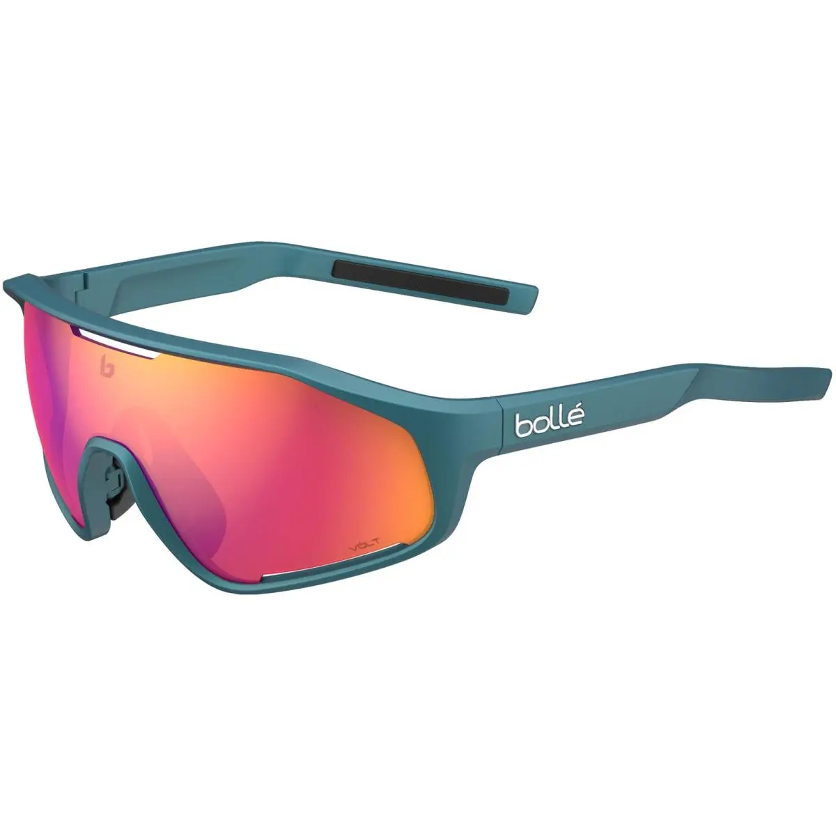 Bolle Shifter Creator Teal Metallic Shield Sunglasses BS010014 - Made in Taiwan