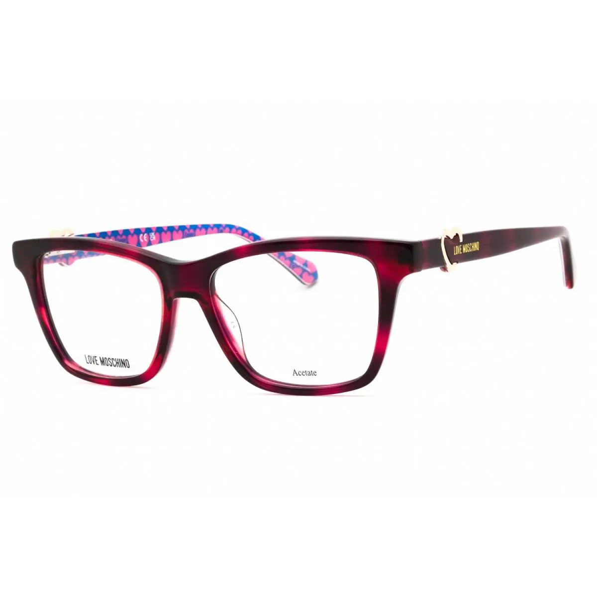 Moschino Love MOL610 HT8 Eyeglasses Pink Havana Frame 52mm