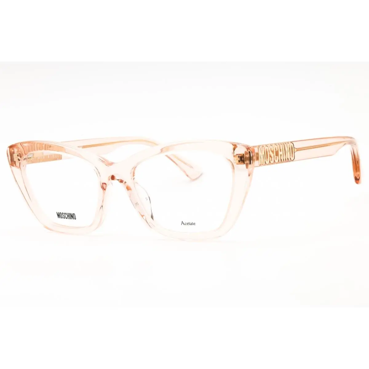Moschino MOS629 Fwm Eyeglasses Pink Frame 52mm - Frame: Pink