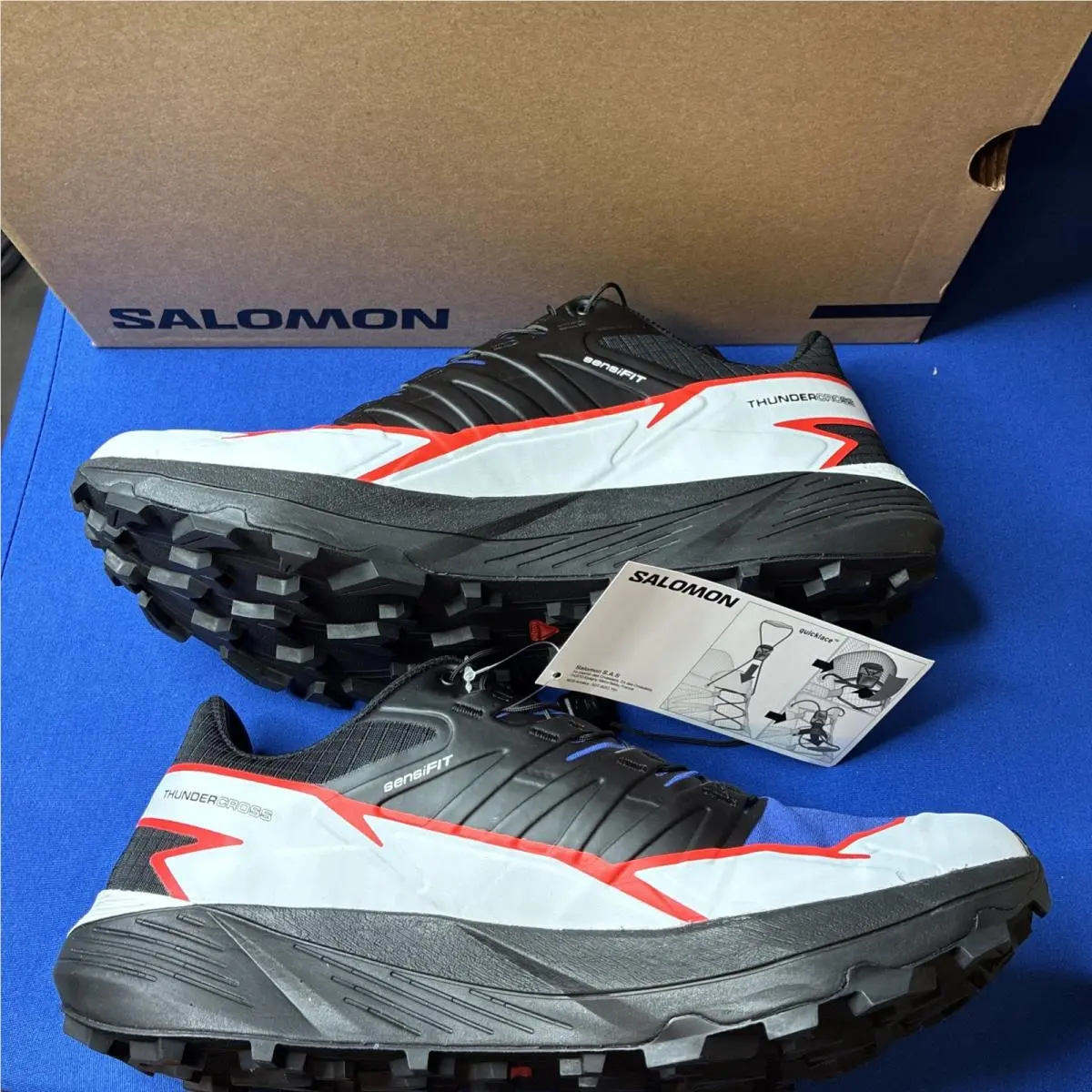 Salomon shoes - Salomon Thundercross - Thundercross - 472961 - Blue 0