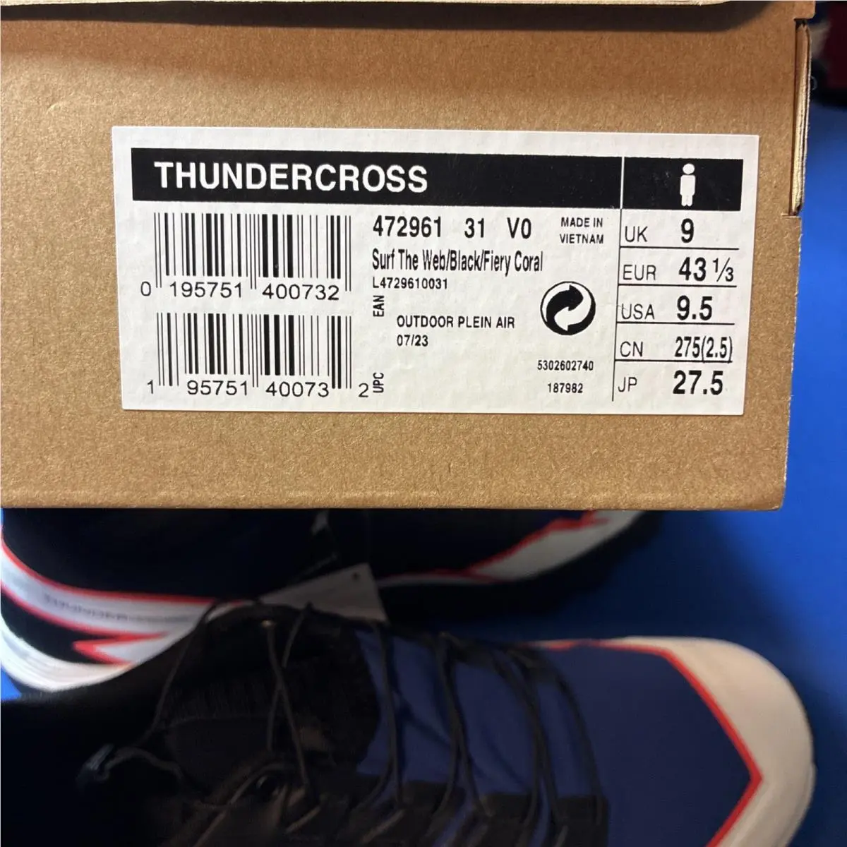 Salomon shoes - Salomon Thundercross - Thundercross - 472961 - Blue 4