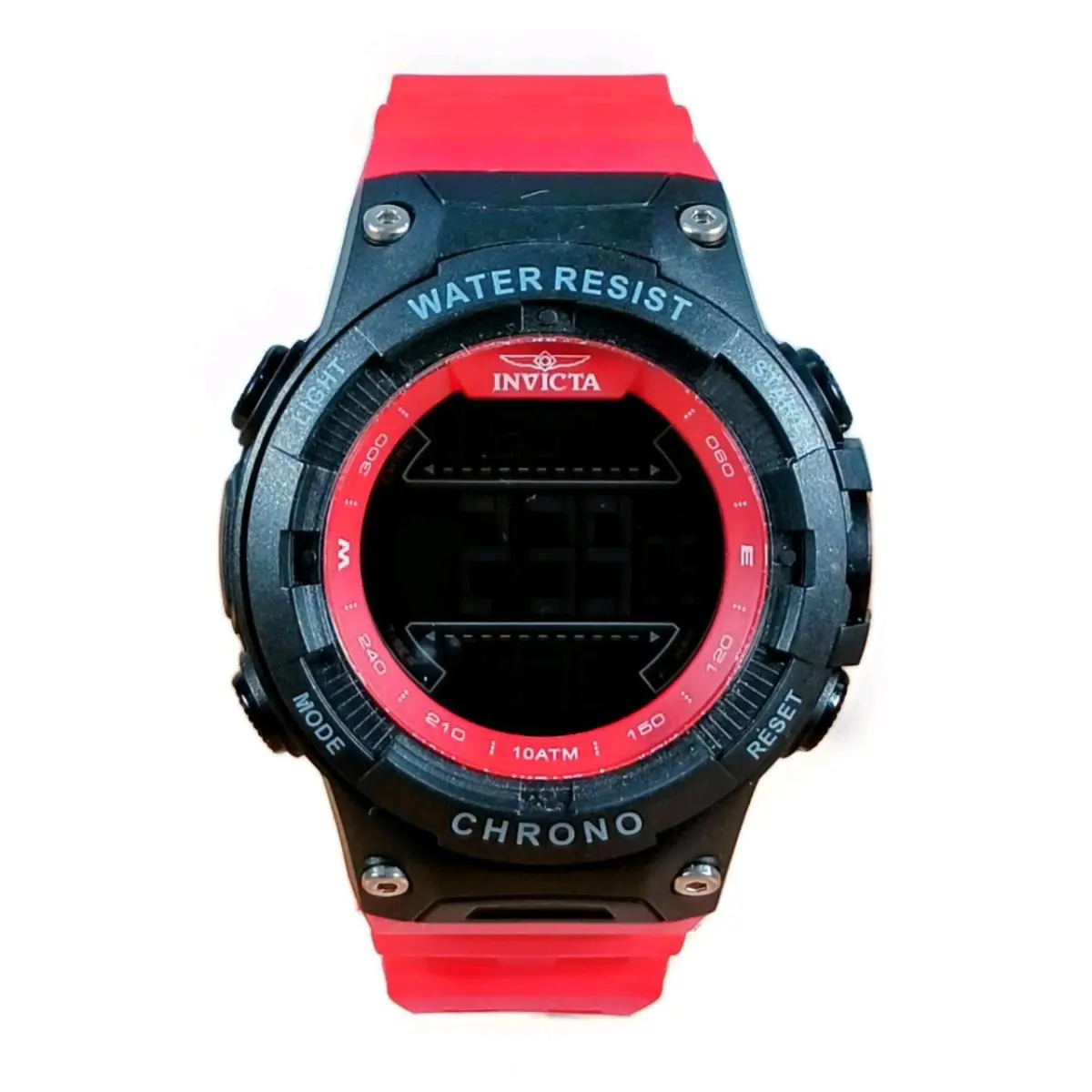 Invicta Racing Burnout Digital Men`s Watch - 52mm 48051 Redblack