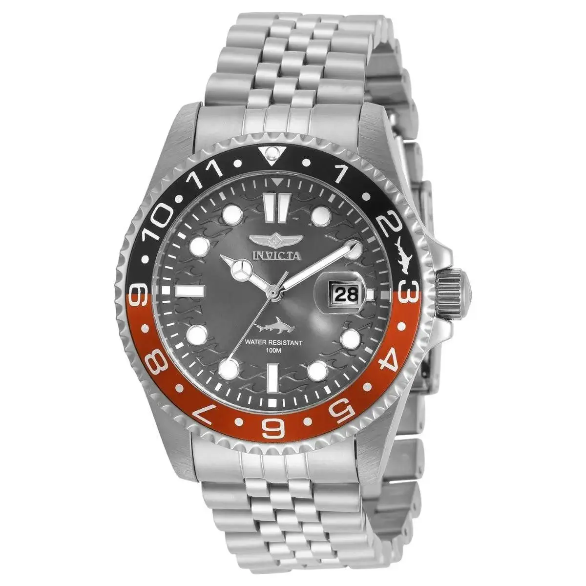 Pro Diver 43mm Stainless Steel Shark Dial Men’s Watch 30621 by Invicta