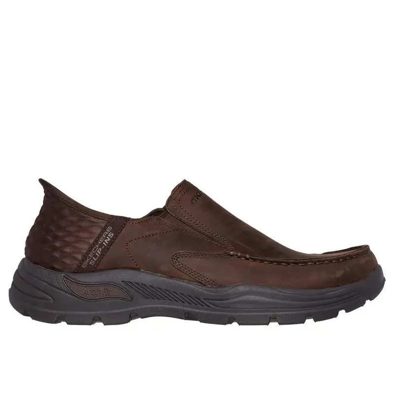 Skechers Slip Ins Arch Fit Motley Milo Men`s Shoes - Cocoa