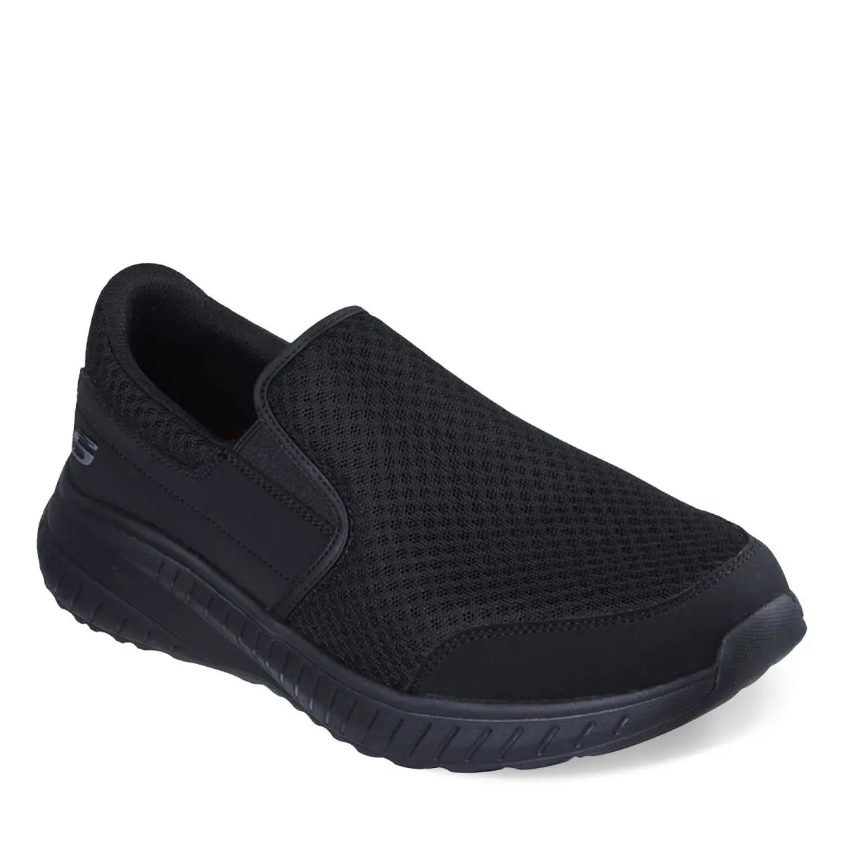 Men`s Skechers Work Relaxed Fit: Squad Chaos SR - Urgran Work Shoe 200273-BLK B - Black