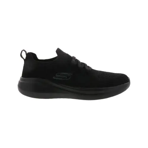 Work Black Shoes Women`s Slip On Mesh Skechers Memory Foam Soft Resistant 108085