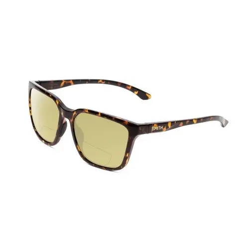 Smith Shoutout Polarize Bi-focal Sunglasses 41 Option Vintage Tortoise Gold 57mm Yellow by Smith Optics