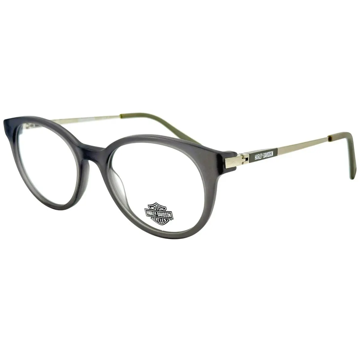 Harley Davidson HD0144T Unisex Plastic Eyeglass Frame 020 Grey 49-18