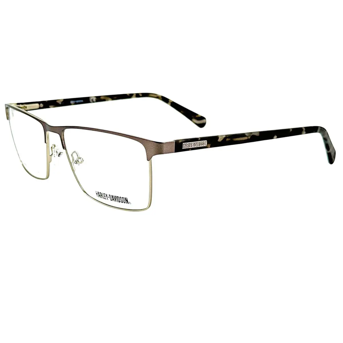 Harley Davidson HD0757 Men`s Metal Eyeglass Frame 009 Matte Gunmetal 58-17