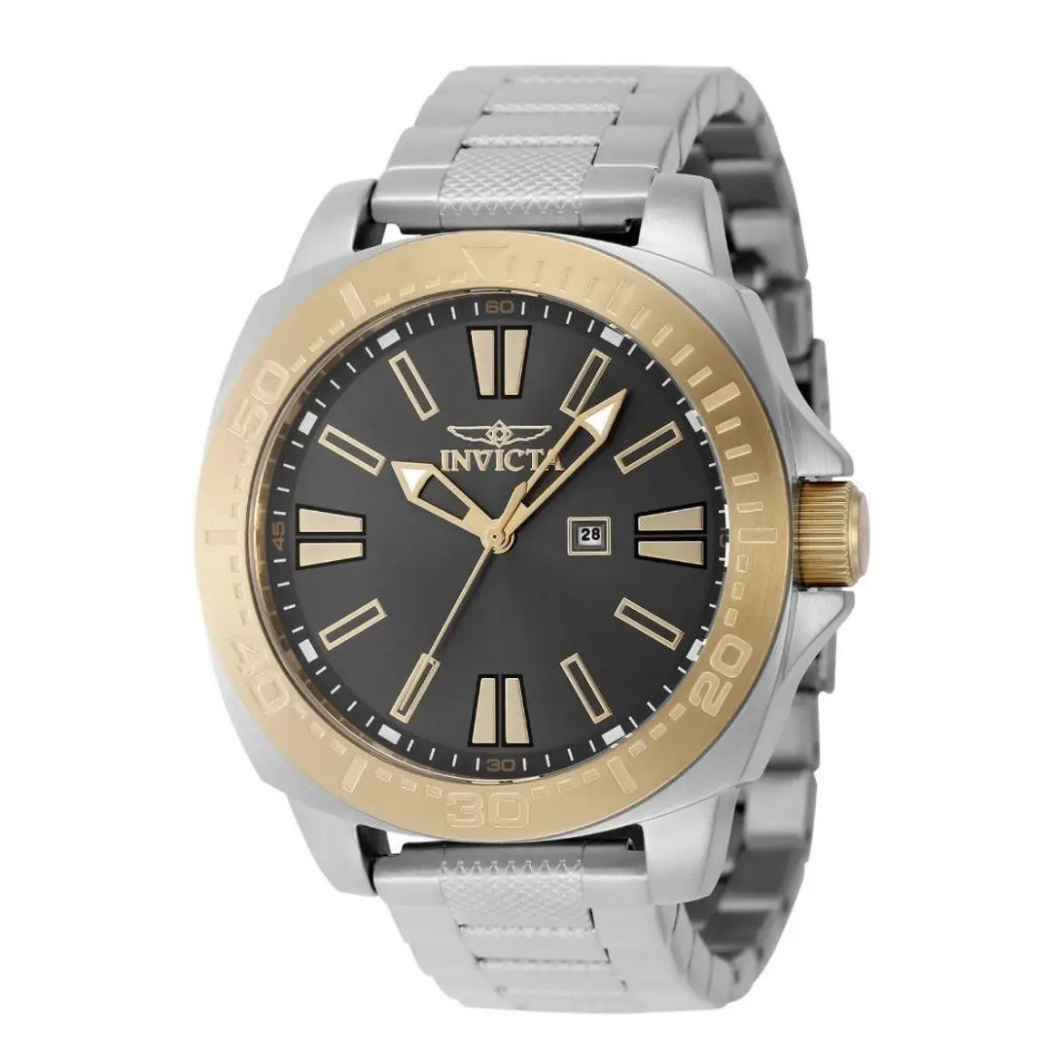Invicta Speedway 48932 Men’s Watch 46mm Black Gold Dial Stainless Steel
