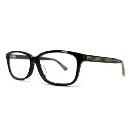 Gucci Eyeglasses GG0386OA 004 55mm Black / Demo Lens
