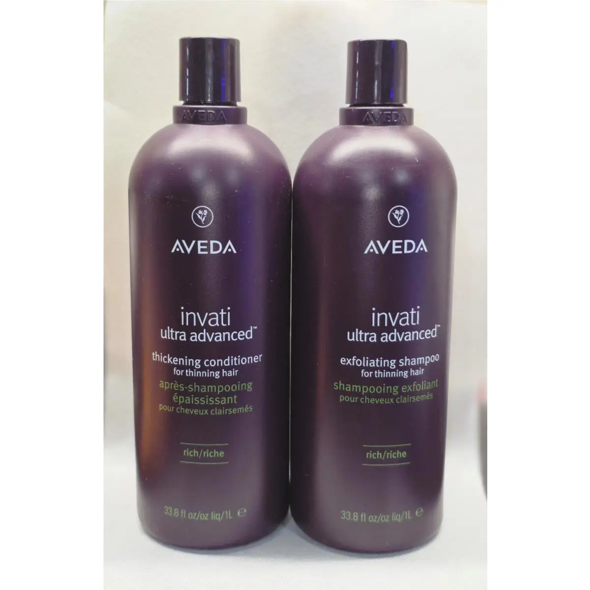 Aveda Invati Ultra Advanced Shampoo Conditioner Rich 33.8 Set