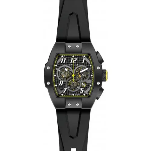 Invicta Racing 46643 Swiss Ronda Black Chronograph Titanium Sapphire LE 47MM