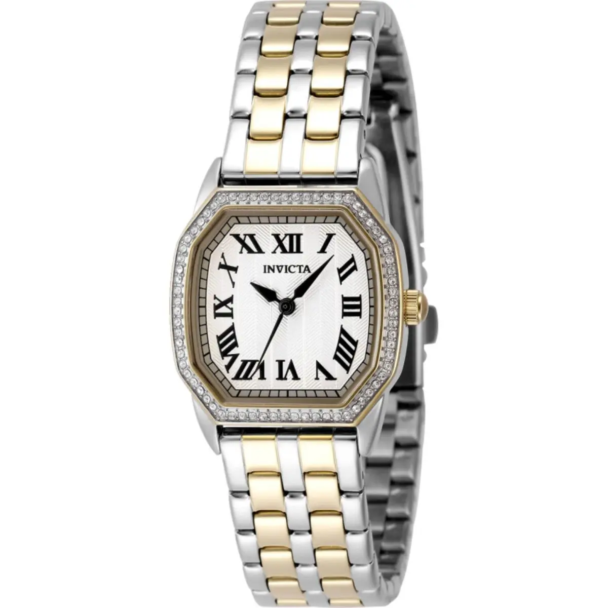 Invicta Women`s Watch Wildflower Silver Tone Dial Two Tone Stainless Steel 48999