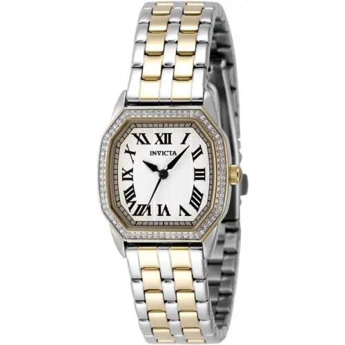 Invicta Wildflower Quartz Crystal Silver Dial Ladies Watch 48999