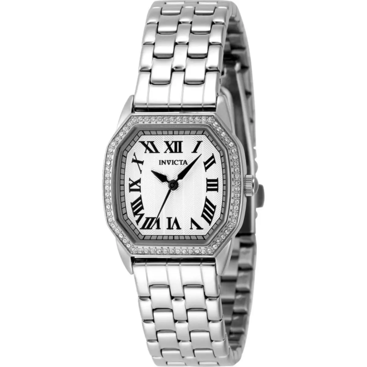 Invicta Women`s Watch Wildflower Silver Tone Dial Stainless Steel Bracelet 48998