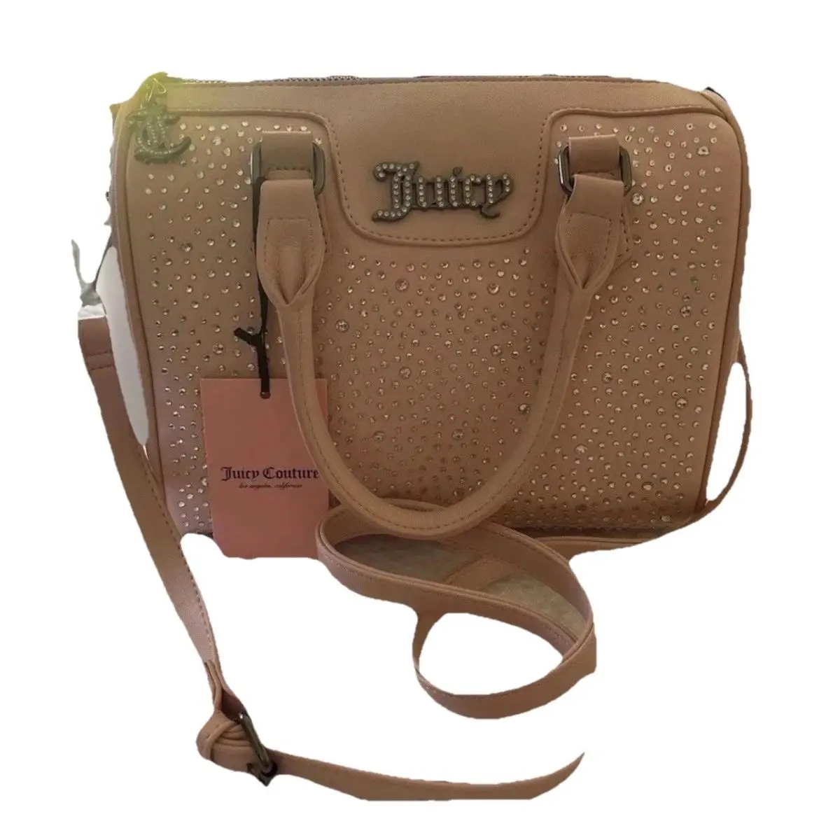 Juicy Couture Dazzle Satchel Bag Pink Clay Women`s Purse