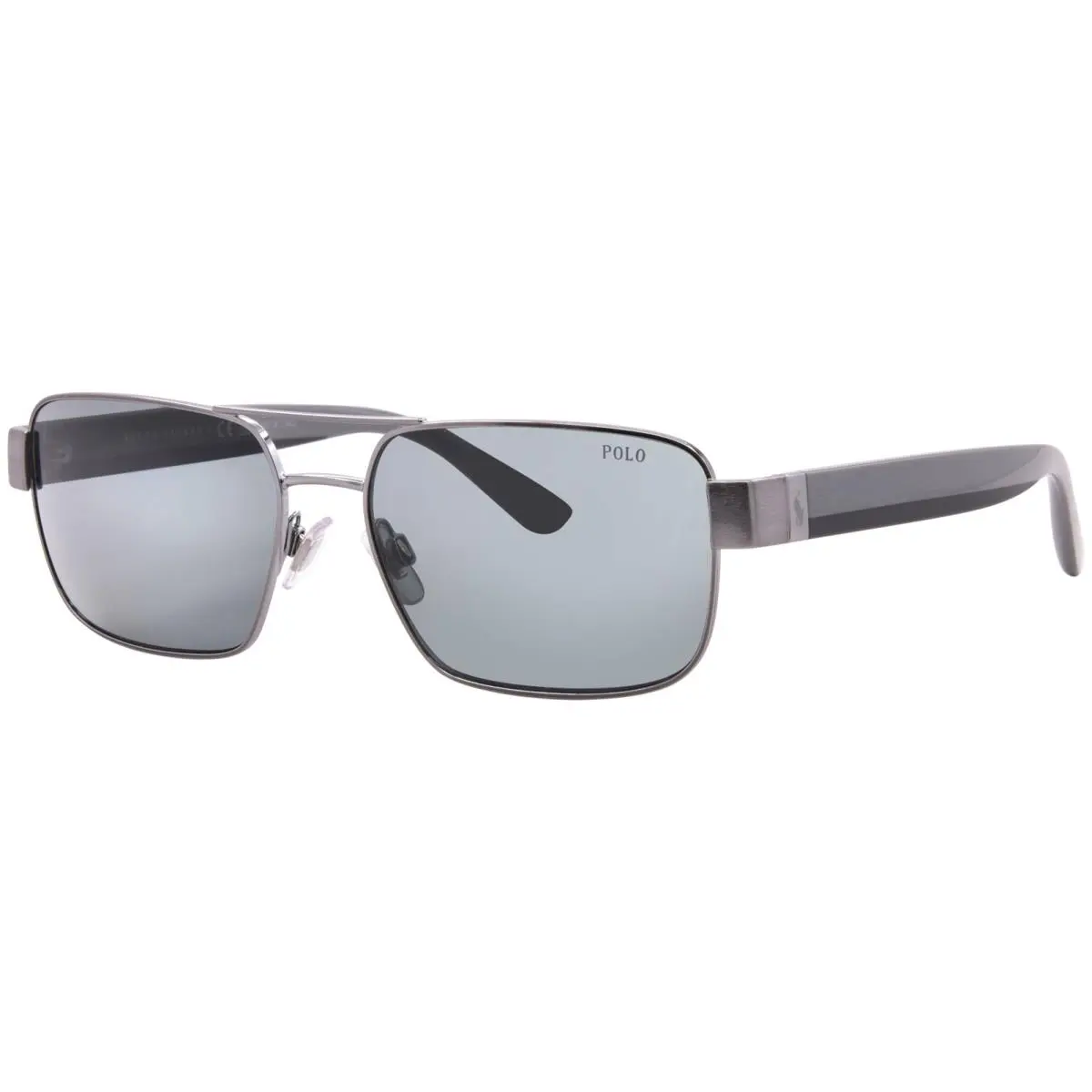 Polo Ralph Lauren PH3161 926687 Sunglasses Men`s Brushed Gunmetal/dark Grey 58mm