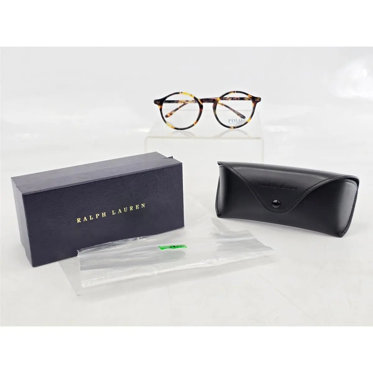 Polo Ralph Lauren Eyeglasses Unisex 50-21-145 Shiny Milky Yellow Havana