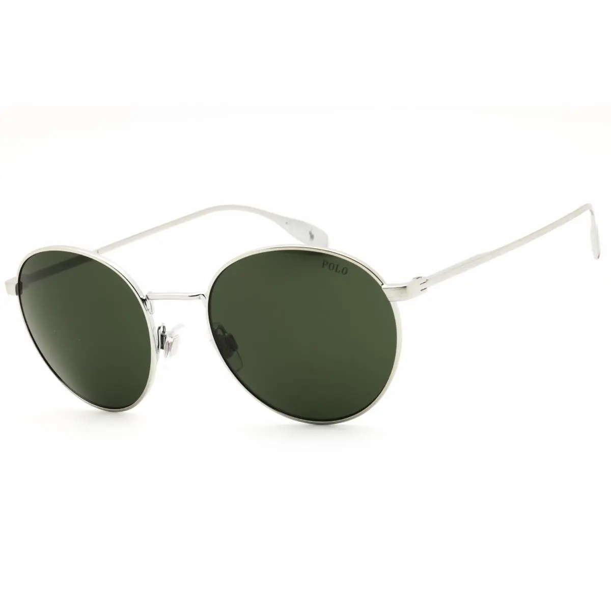 Polo Ralph Lauren PH3158 942371 Brushed Silver/bottle Green 53-20-145