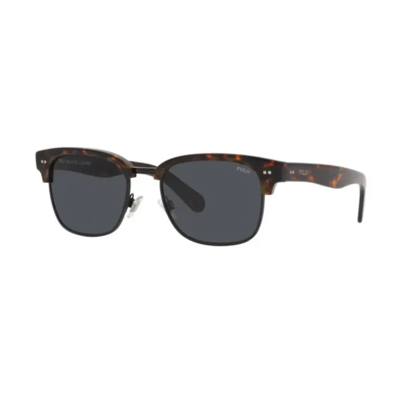 Polo Ralph Lauren PH4202 500387 Shiny Dark Havana/grey 55-21-145 Sunglasses