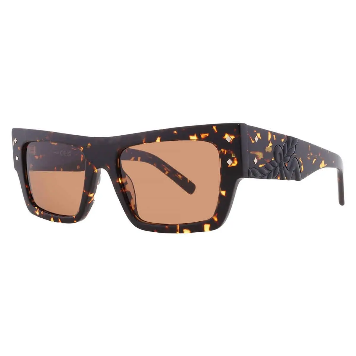 Mcm Brown Browline Unisex Sunglasses MW0014 52E 53 MW0014 52E 53
