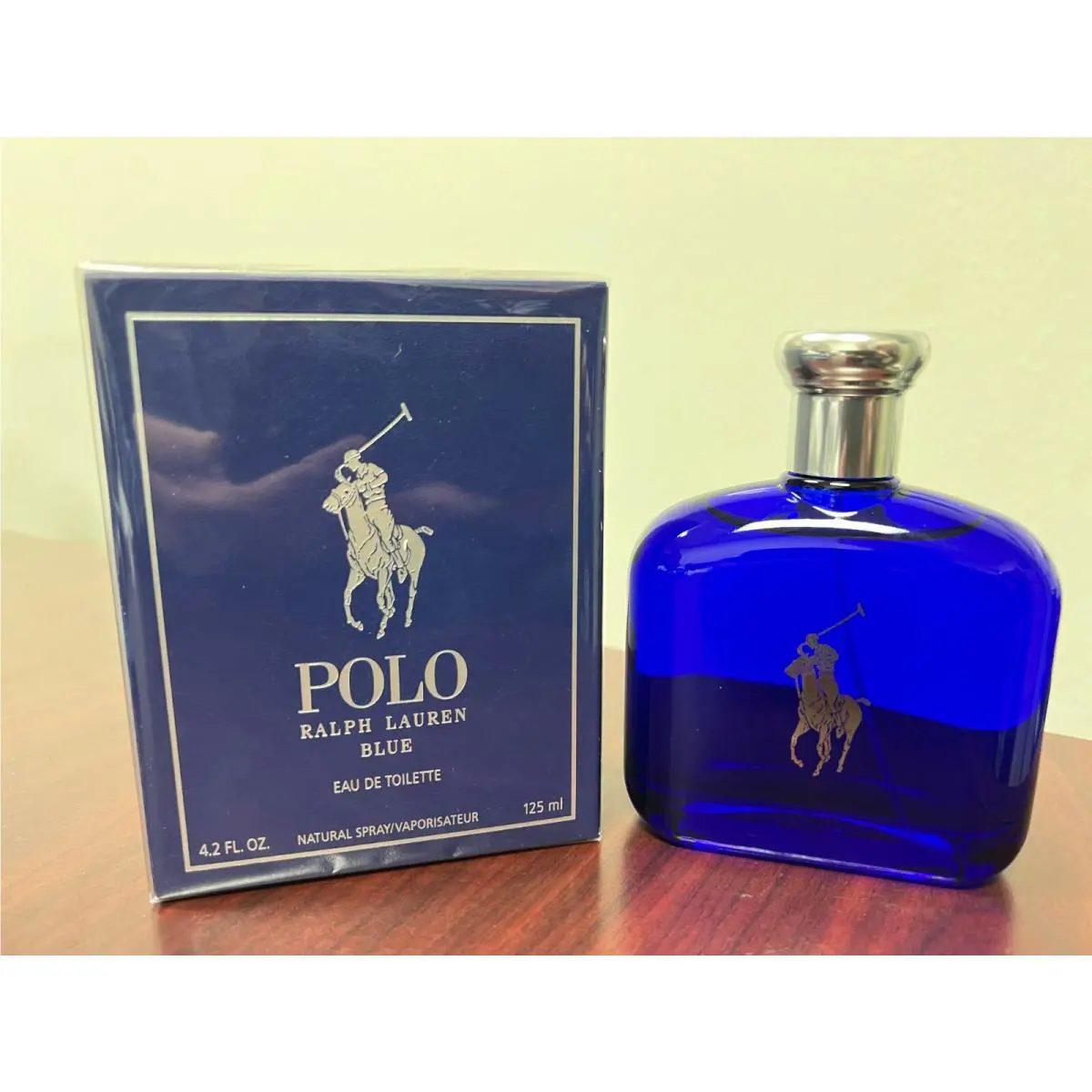 Polo Blue For Men by Ralph Lauren 4.2 FL oz / 125 ML Edt Spray Code 38SD005