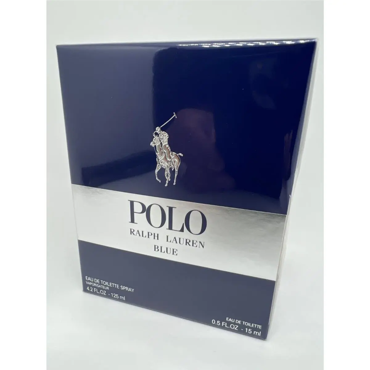 Ralph Lauren Polo Blue Travel Exclusive 2 Pieces: 4.2 Edt Spray + 0.5 Edt Spray