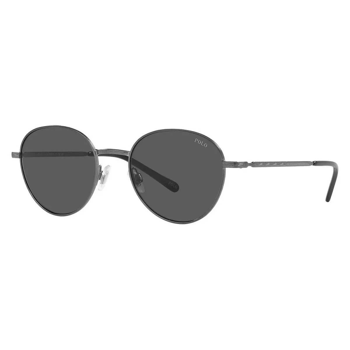 Polo Ralph Lauren Men Round Sunglasses PH3144 930787 Dark Gunmetal/grey 51mm