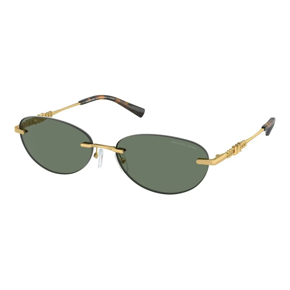 Michael Kors Manchester MK1151 18963H Green-gold Sunglasses 58mm /new/authentic