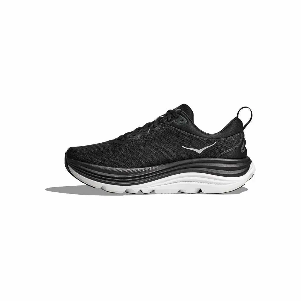 Hoka Men`s Gaviota 5 Sneaker Black/white 9.5