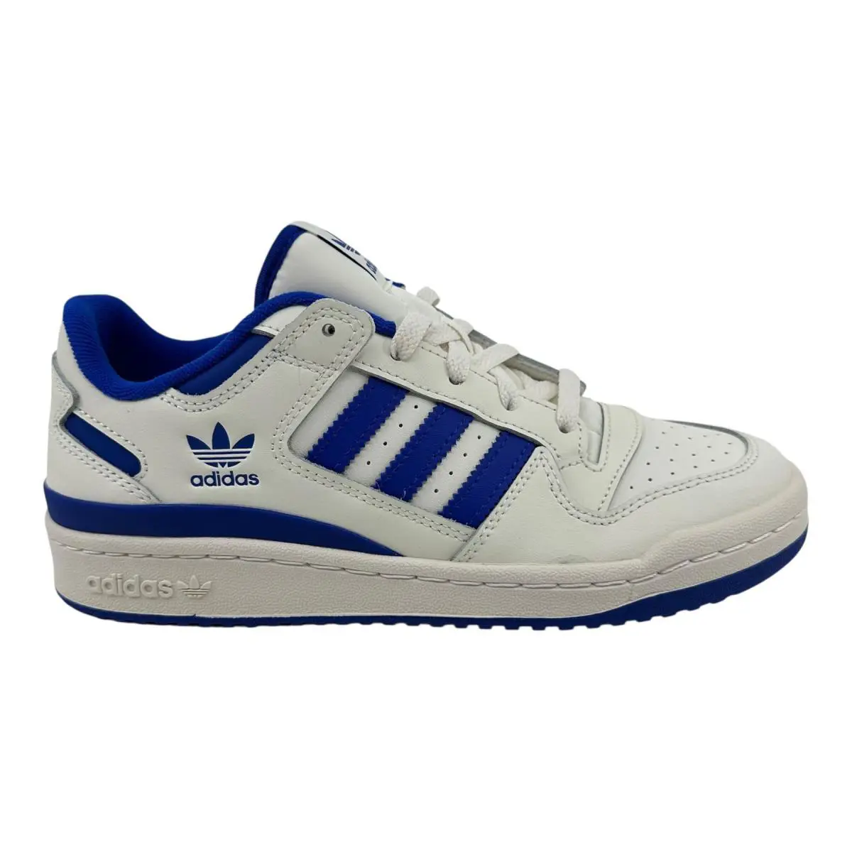 Adidas Forum Low CL White Royal Blue Womens Athletic Sneaker - White, Manufacturer: White Royal Blue