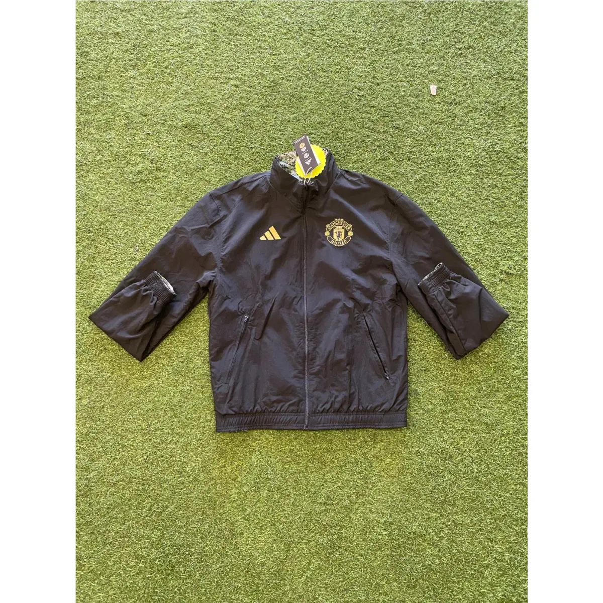 Adidas Manchester United Stone Roses Anthem Jacket - Black