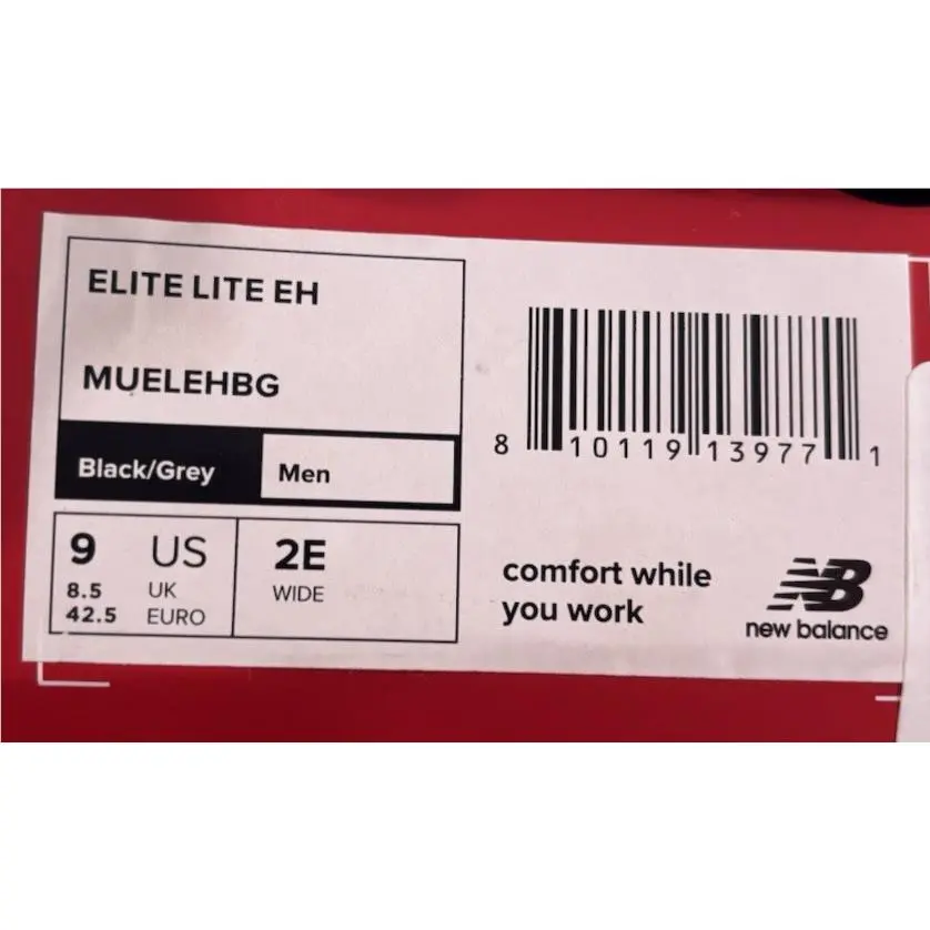 New Balance shoes - NEW BALANCE ELITE LITE - ELITE LITE - MUELEHBG - Black 6