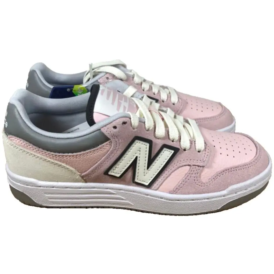New Balance 480 Sneakers - Unisex US 7.5 - Pink/pink Shoes - BB480LTH -cheering