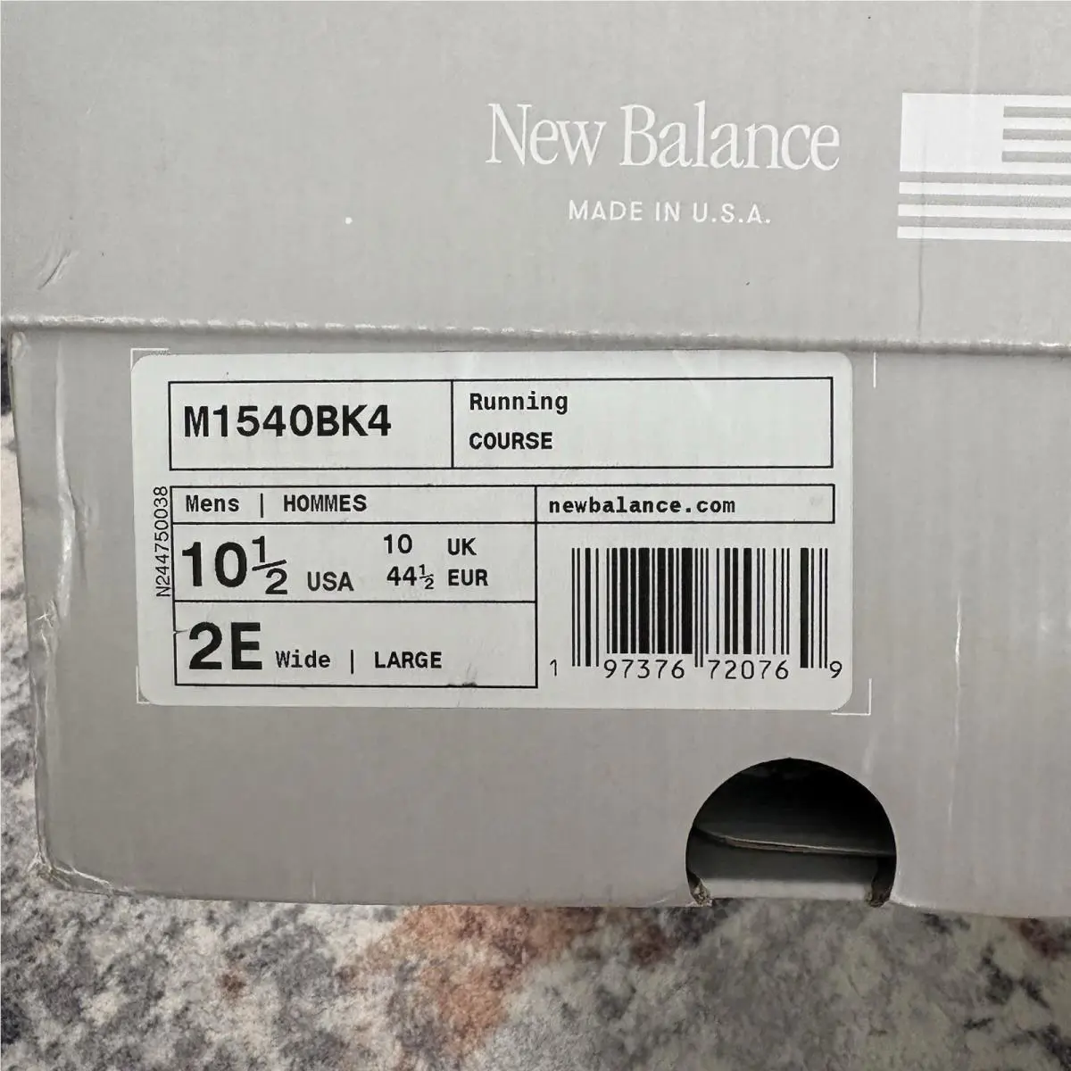 New Balance shoes - New Balance 1540 - M1540BK4 - Black 4