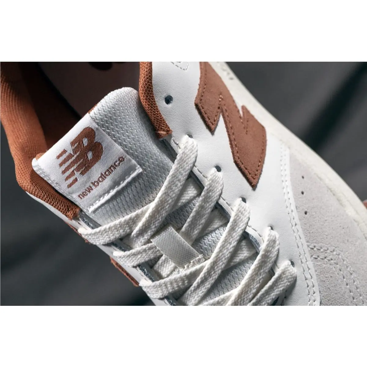 New Balance shoes - NEW BALANCE BB80 - BB80WB1 - WHITE/ BROWN (UPC: 197966746919) 4