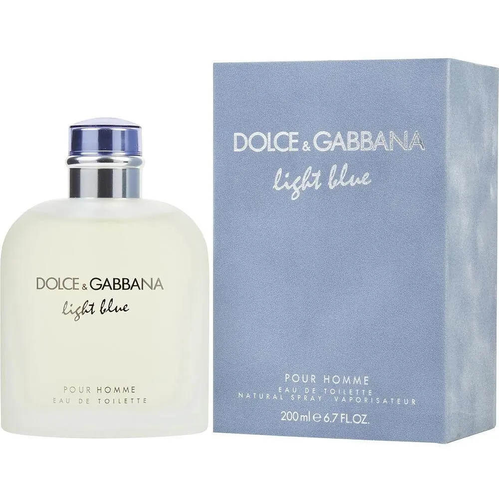 Dolce Gabbana Light Blue Men Eau De Toilette Spray 6.7 oz - 200 ml