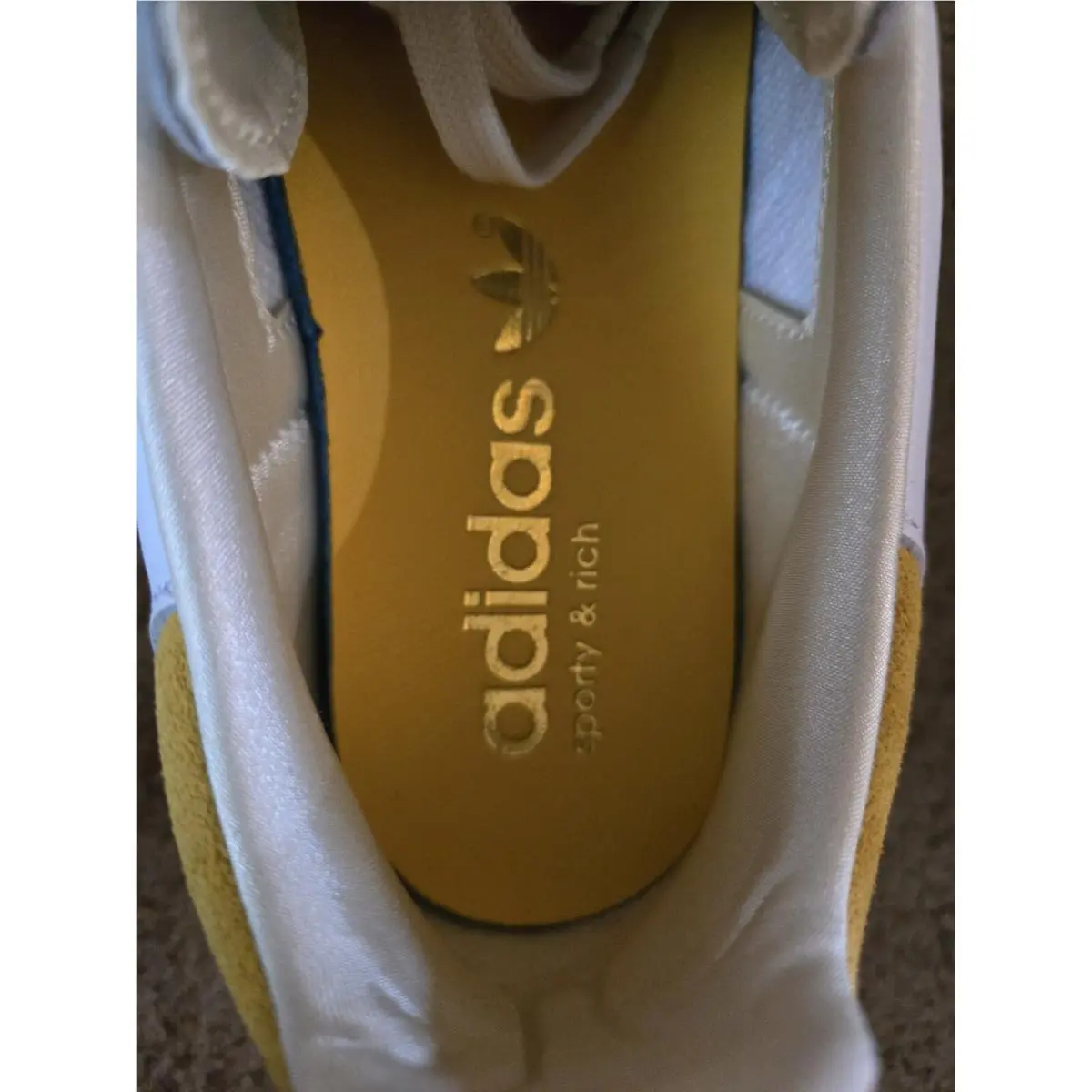Adidas shoes - adidas Samba - Samba - IF5661 - White, Manufacturer: Cloud White/Bold Gold/Cream White (UPC: 196467408654) 3