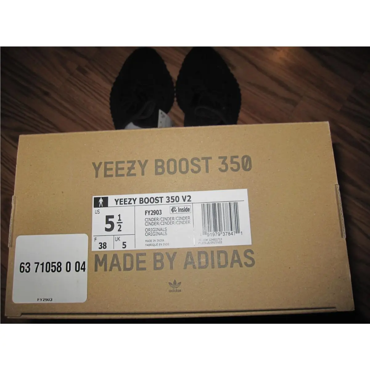 Adidas shoes - adidas Yeezy Boost 350 V2 - FY2903 - Black (UPC: 0191979378471) 6