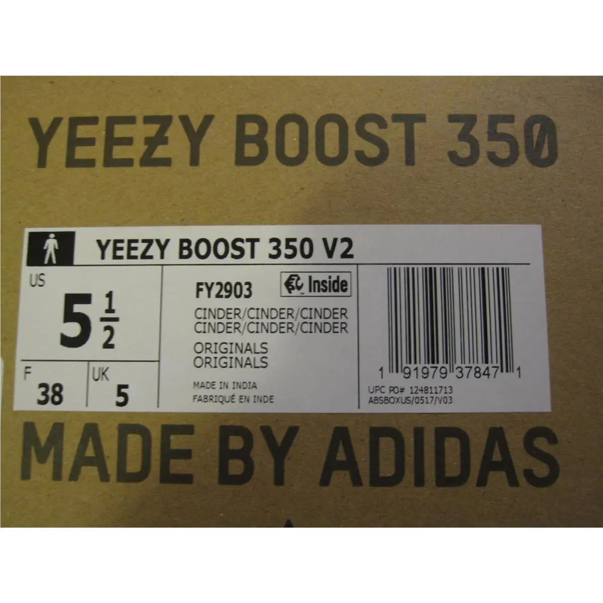 Adidas shoes - adidas Yeezy Boost 350 V2 - FY2903 - Black (UPC: 0191979378471) 7