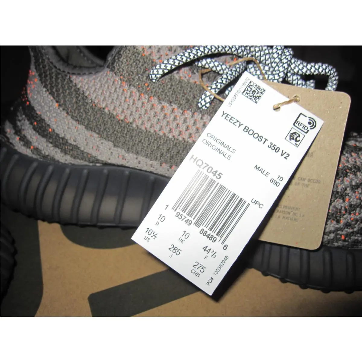Adidas shoes - adidas Yeezy Boost 350 V2 - BB1826 - Gray (UPC: 195749884896) 4