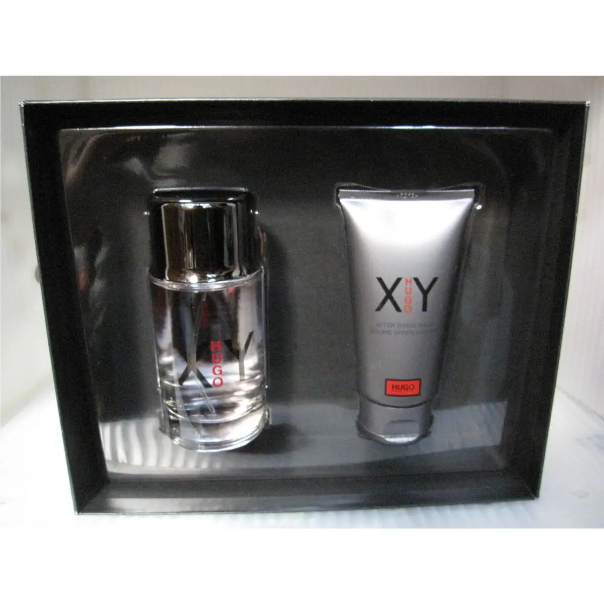 Hugo XY Men by Hugo Boss 2 Pieces : 3.3 Edt Spray + 2.5 oz After Shave Balm