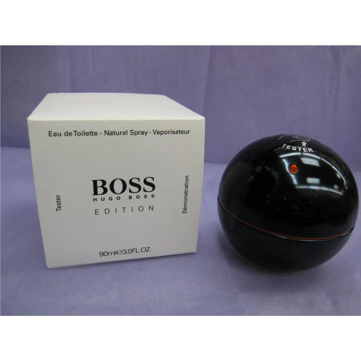 Boss IN Motion Black Edition 3.0 FL oz / 90 ML Eau De Toilette Spray Tester Box