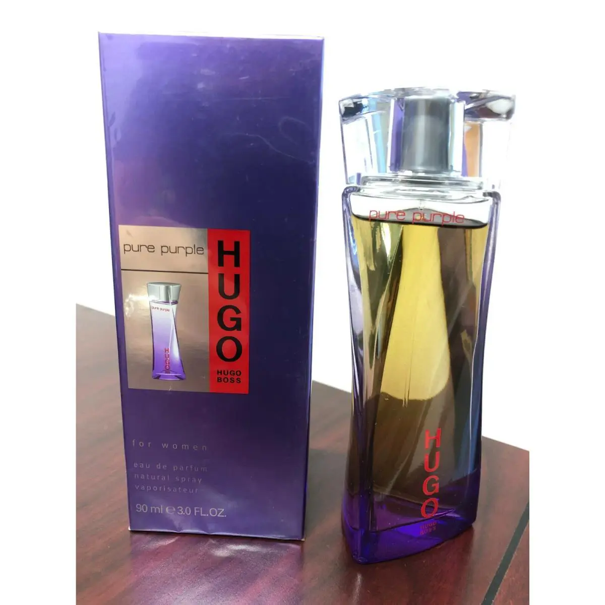 Pure Purple by Hugo Boss 3.0 FL oz / 90 ML Eau De Parfum Spray Box