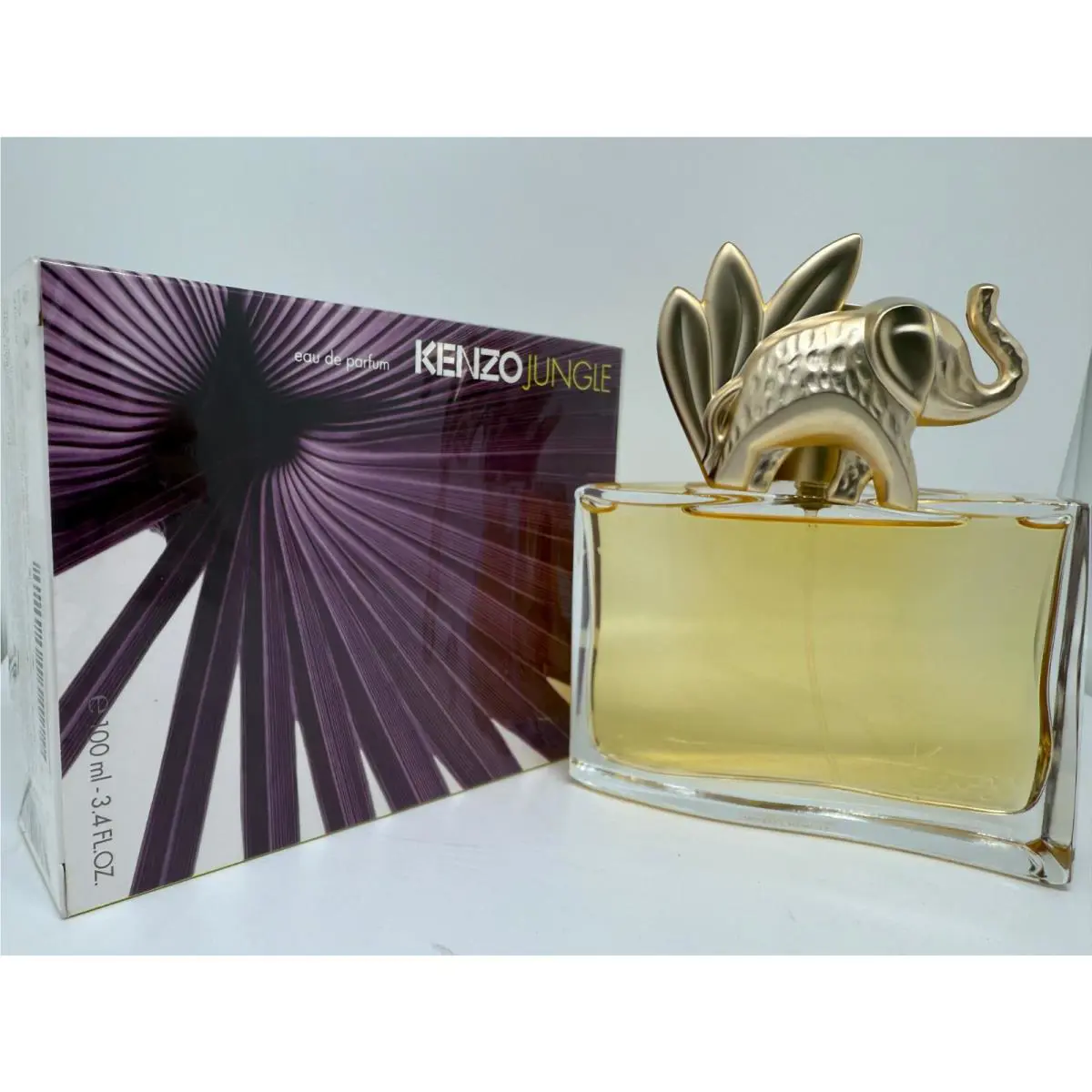 Kenzo Jungle L`elephant 3.4 FL Oz/ 100 ML Eau De Parfum Spray with Metal Cap