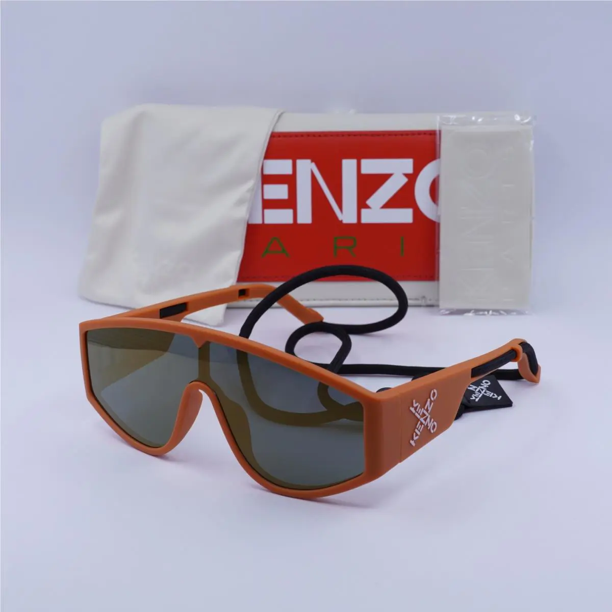 Kenzo KZ40132U-Y 43C Matte Orange/light Brown Mirror --145 Sunglasses