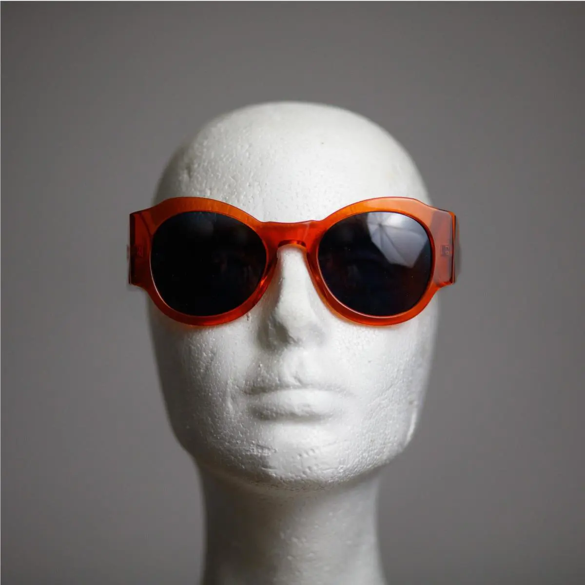 Kenzo Eyewear Sunglasses Glasses Orange Plastic Frames Paris 2015 with Case